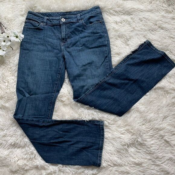 Chico’s Ultimate Fit Bootleg Jeans Bootcut 0Reg - Picture 1 of 7